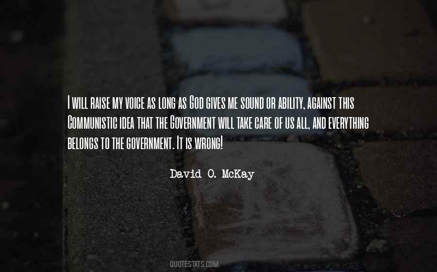 David O. McKay Quotes #241979