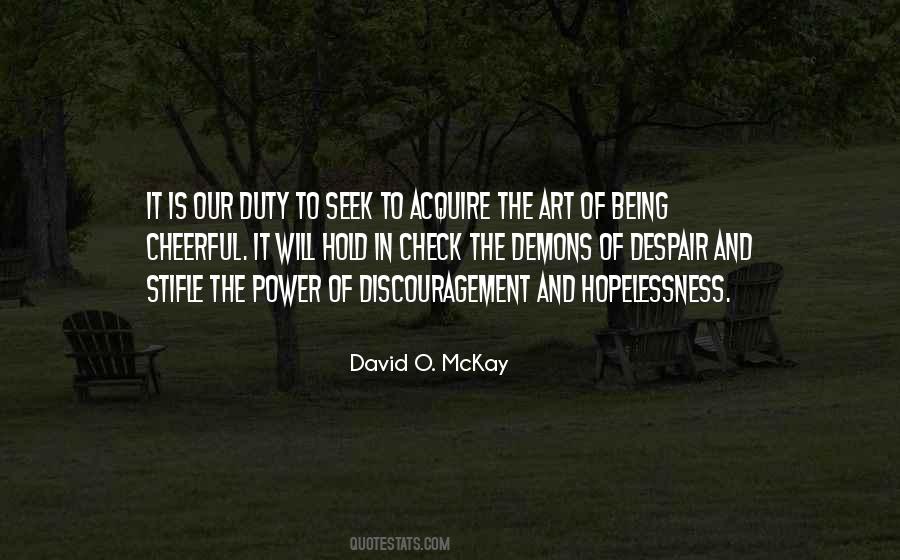 David O. McKay Quotes #740745