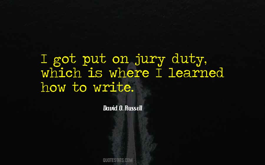 David O. Russell Quotes #718031