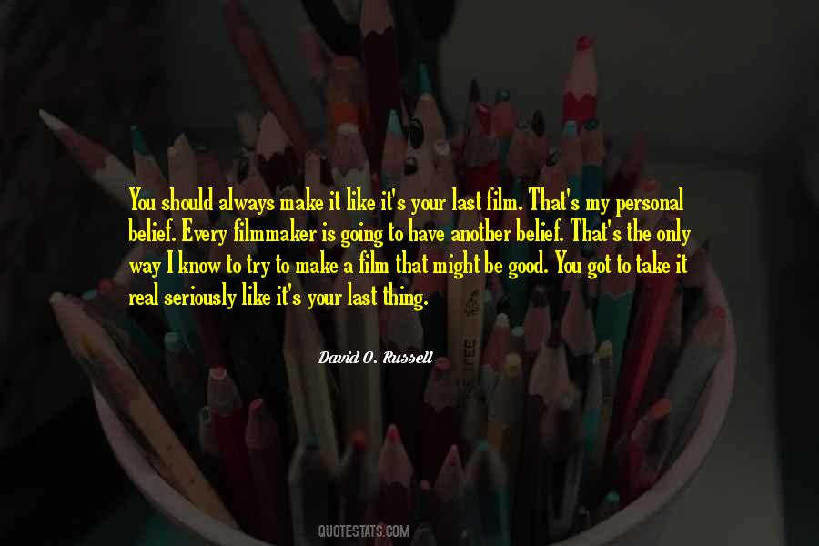 David O. Russell Quotes #838229