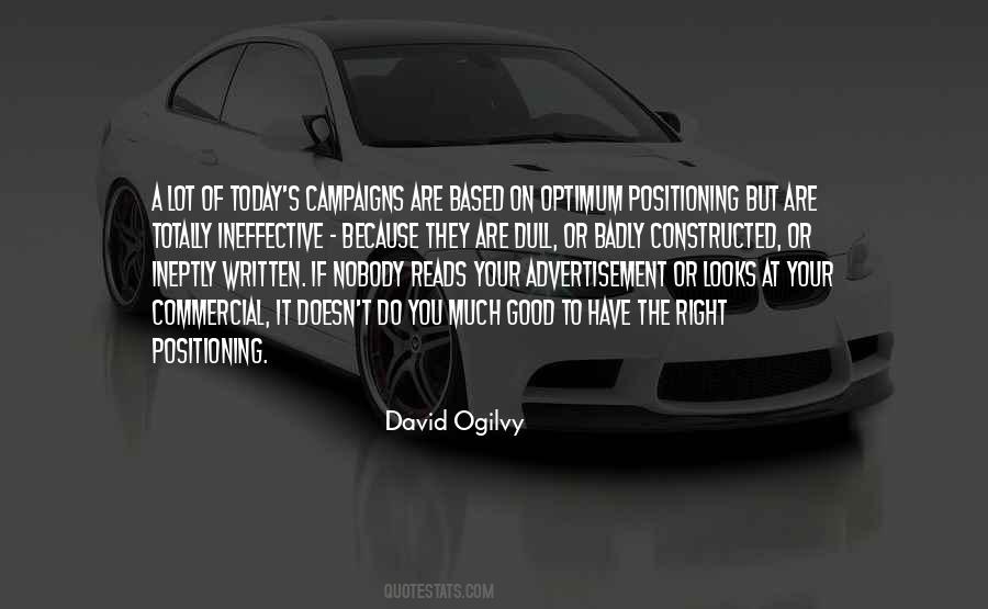 David Ogilvy Quotes #285536