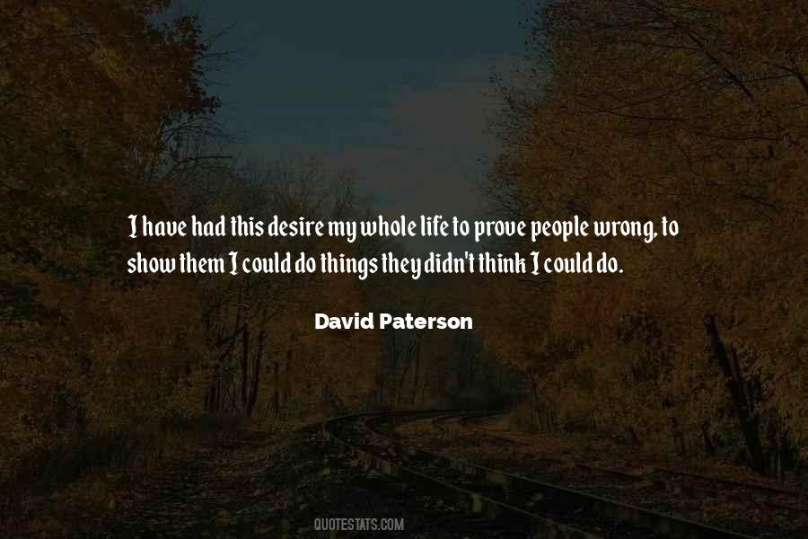 David Paterson Quotes #642960