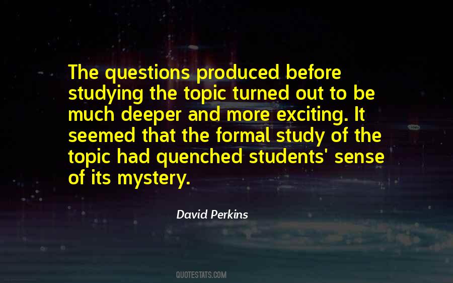 David Perkins Quotes #804067