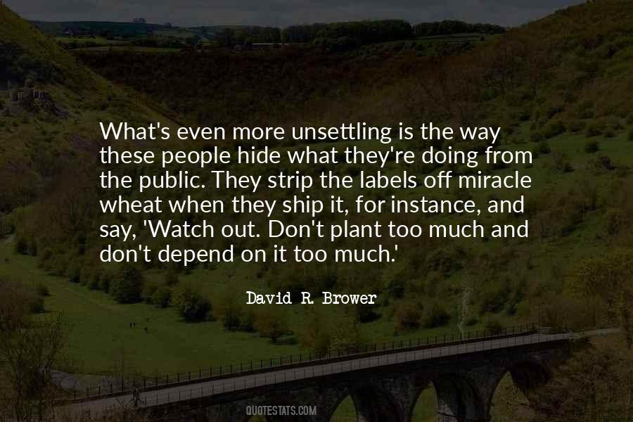 David R. Brower Quotes #29156