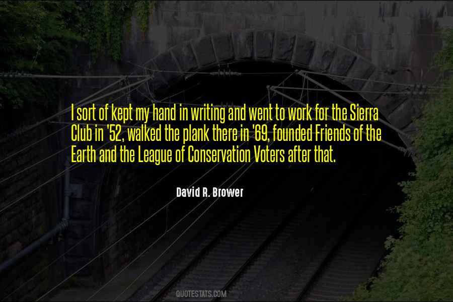 David R. Brower Quotes #778845