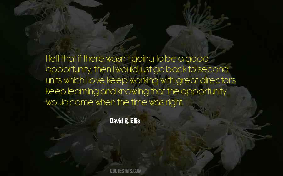 David R. Ellis Quotes #1195027