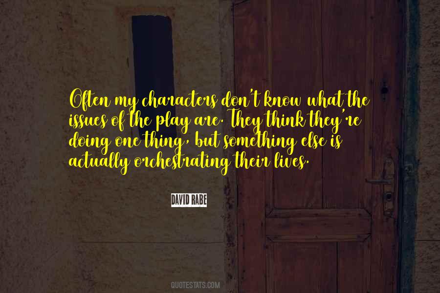 David Rabe Quotes #505972