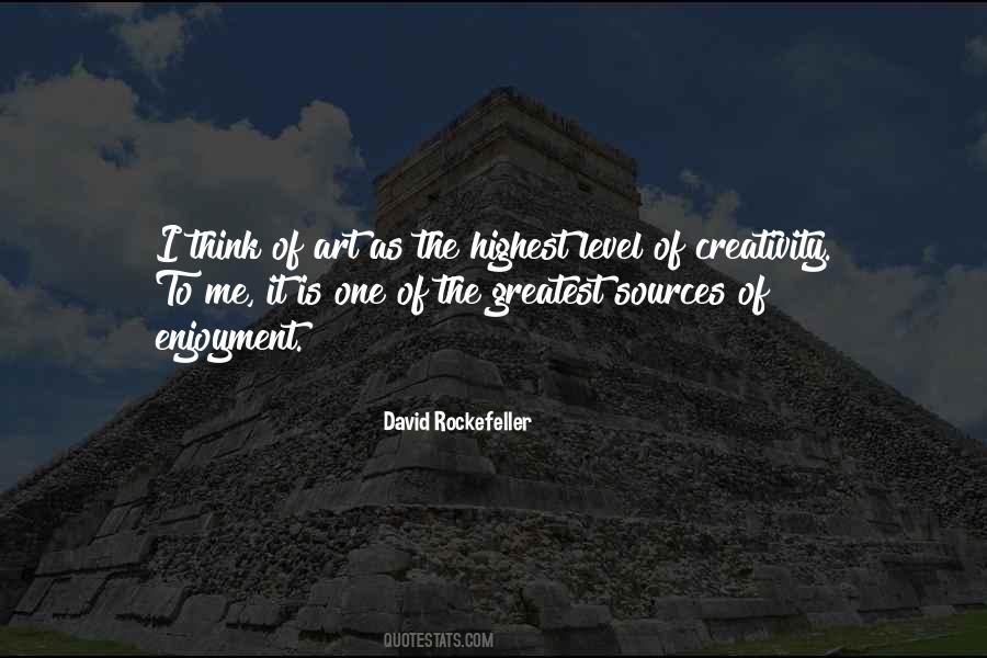 David Rockefeller Quotes #1181986