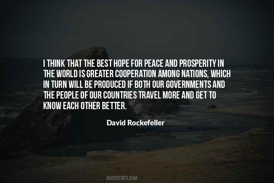 David Rockefeller Quotes #1702404