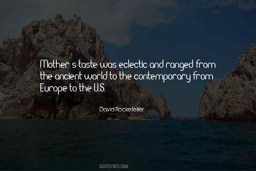 David Rockefeller Quotes #1852778