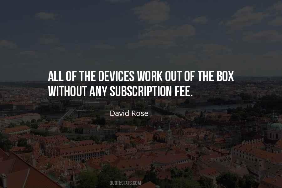 David Rose Quotes #132465