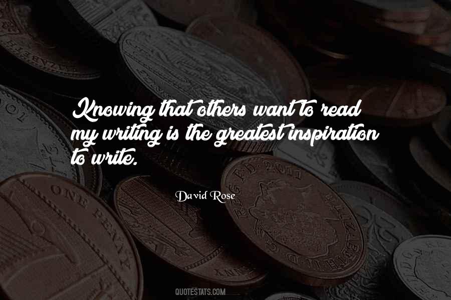 David Rose Quotes #1359801