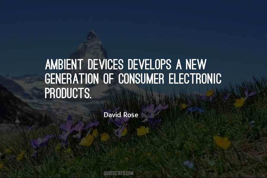 David Rose Quotes #292869