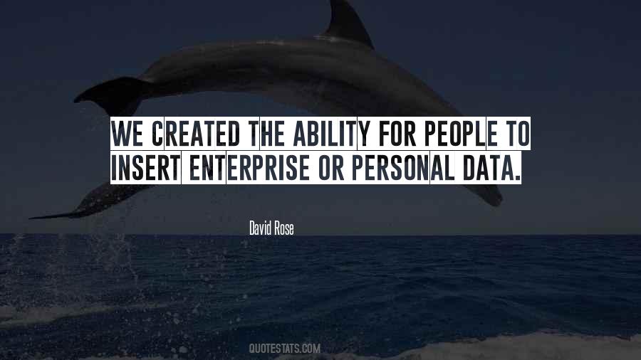 David Rose Quotes #358289