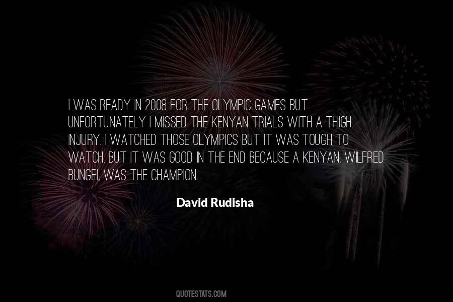 David Rudisha Quotes #302858
