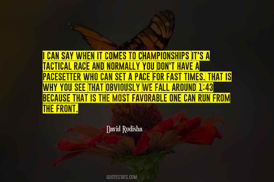 David Rudisha Quotes #410831