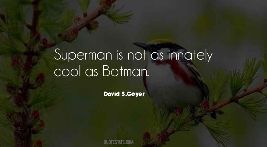 David S.Goyer Quotes #736308