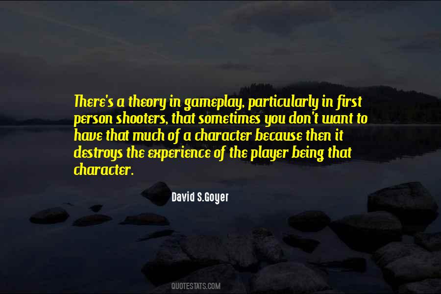 David S.Goyer Quotes #968943