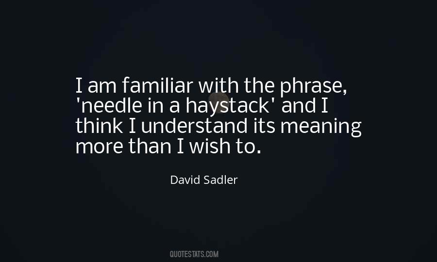 David Sadler Quotes #706056