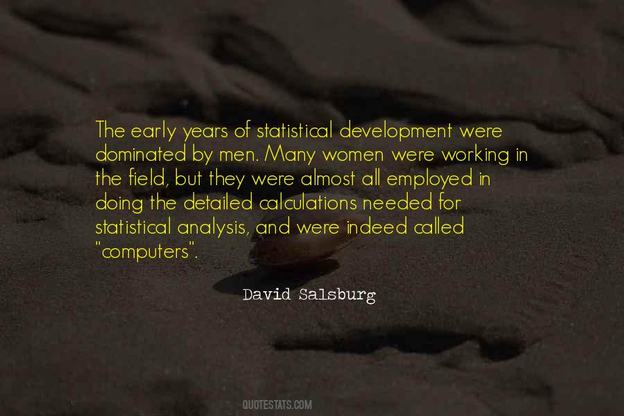 David Salsburg Quotes #309288