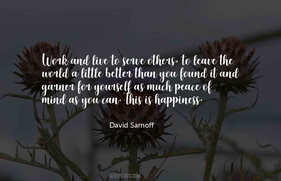 David Sarnoff Quotes #119805