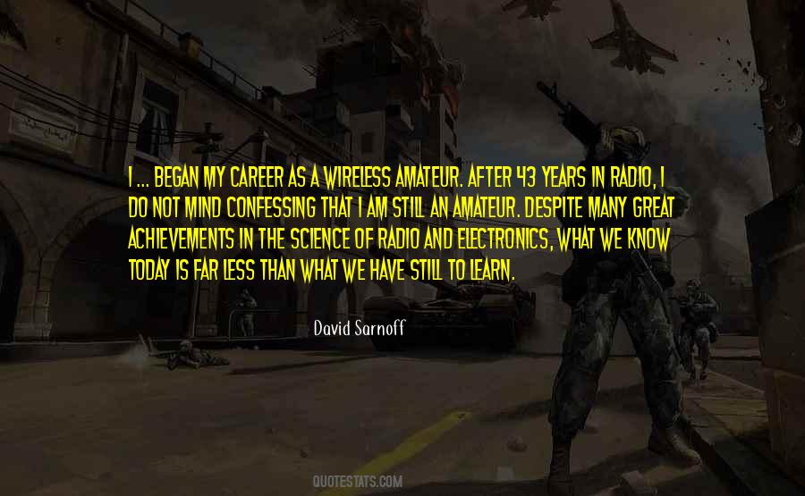 David Sarnoff Quotes #1493048