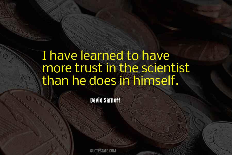 David Sarnoff Quotes #1519658