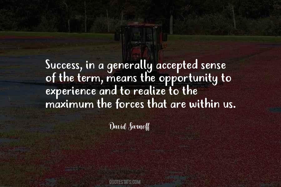 David Sarnoff Quotes #1871863