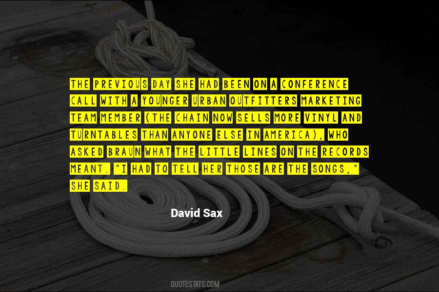 David Sax Quotes #1785696