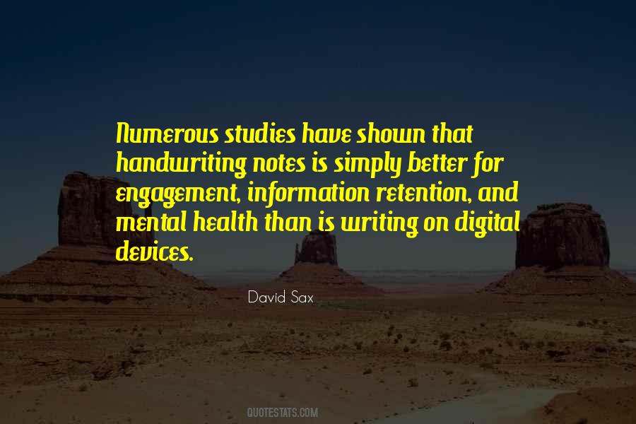 David Sax Quotes #965494