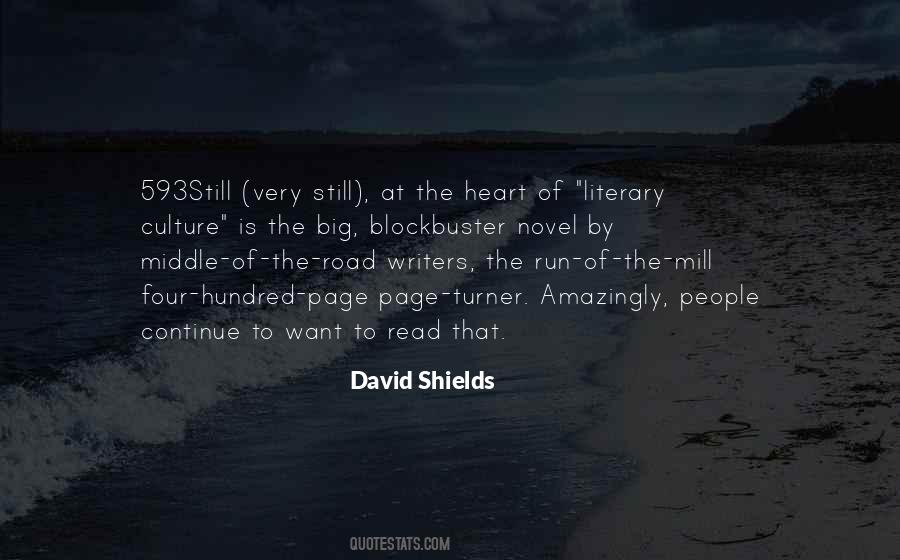 David Shields Quotes #1611593