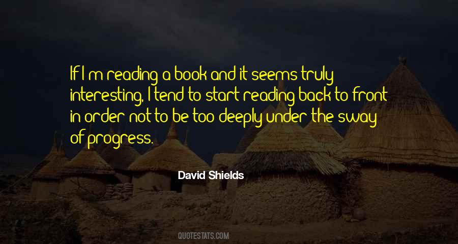 David Shields Quotes #771024