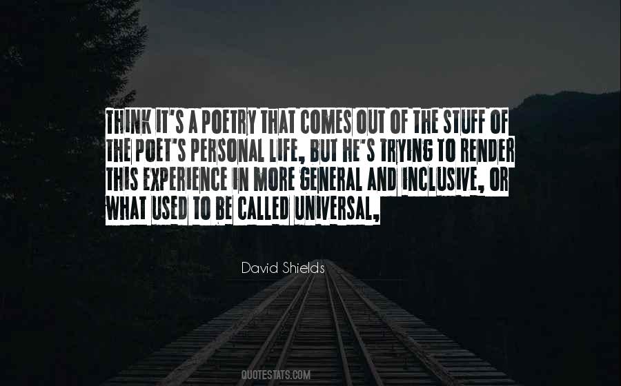 David Shields Quotes #958555