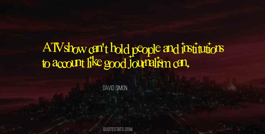 David Simon Quotes #95291