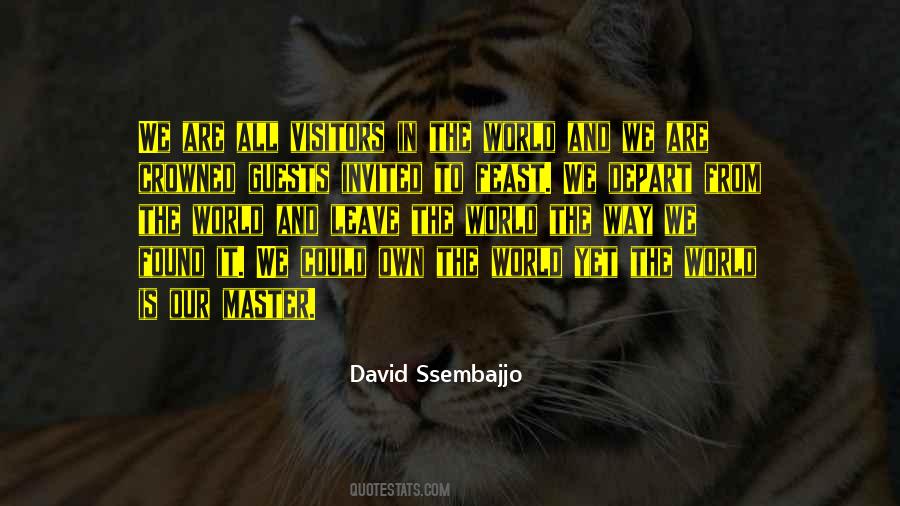 David Ssembajjo Quotes #1792944