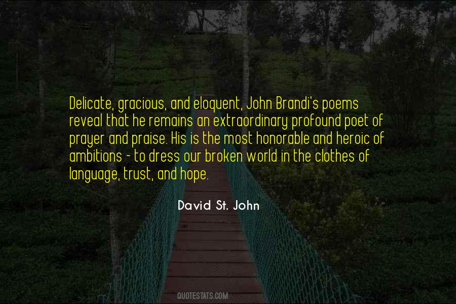 David St. John Quotes #812537