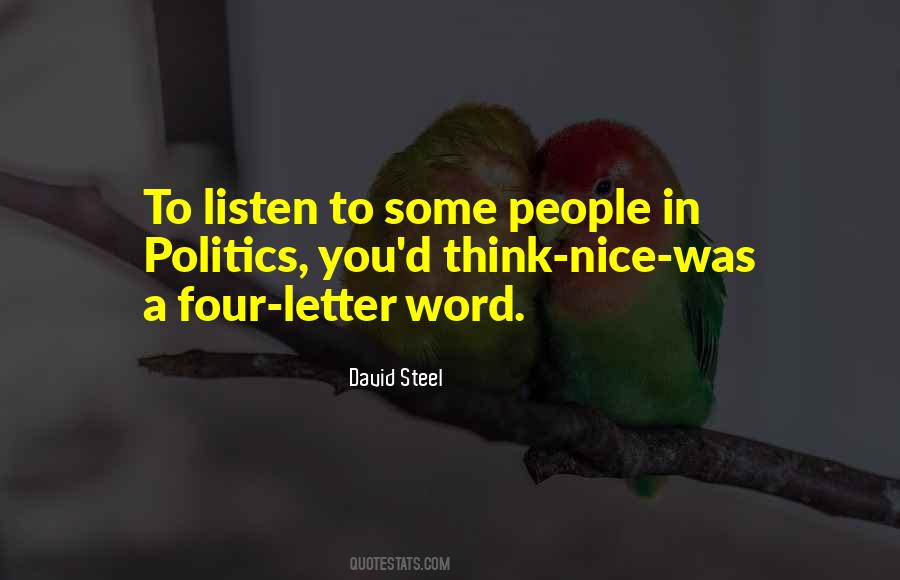 David Steel Quotes #990522