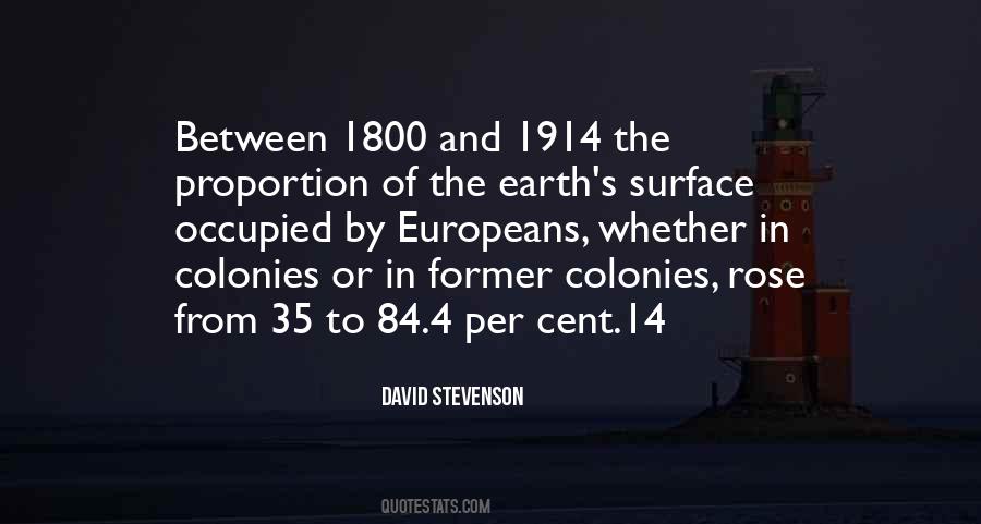 David Stevenson Quotes #678506