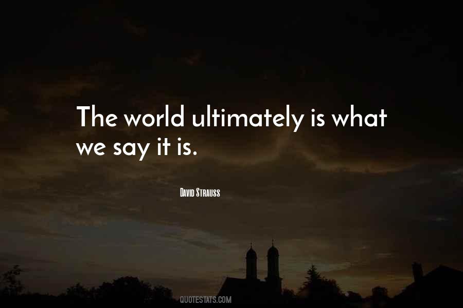 David Strauss Quotes #1375708 David Strauss Quotes #1375708