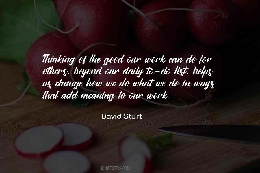 David Sturt Quotes #462808