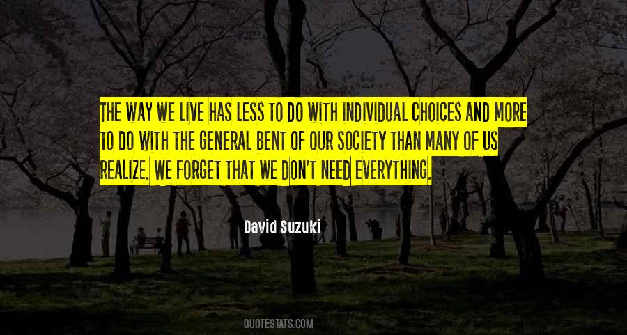 David Suzuki Quotes #72891