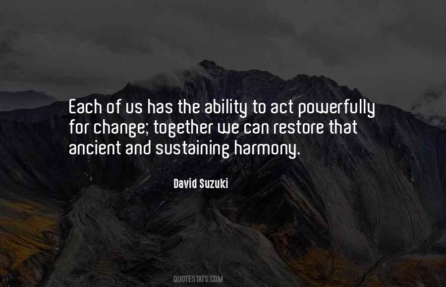 David Suzuki Quotes #779942