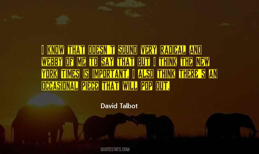 David Talbot Quotes #1099845