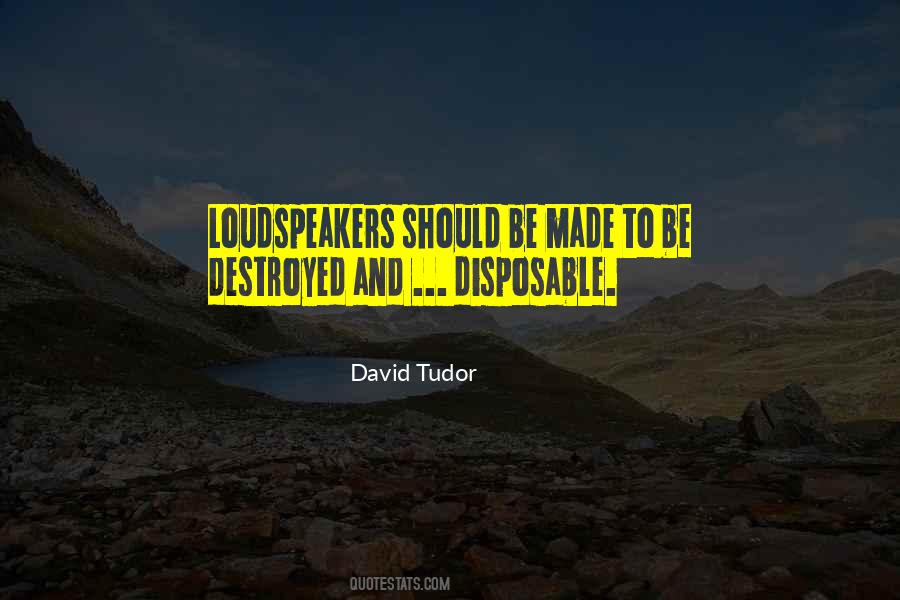 David Tudor Quotes #368984