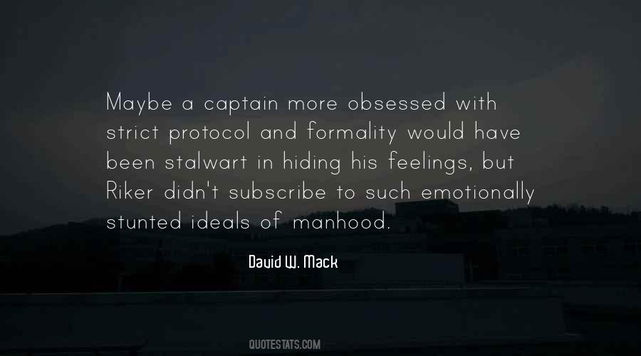 David W. Mack Quotes #1286381