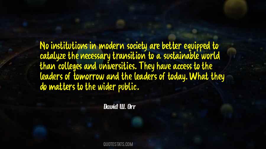 David W. Orr Quotes #859573
