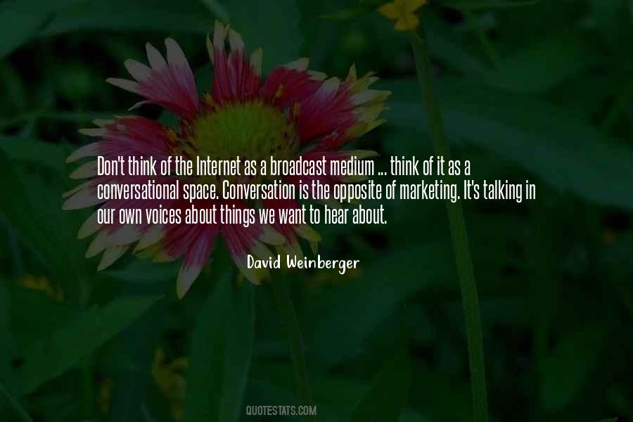 David Weinberger Quotes #1692122