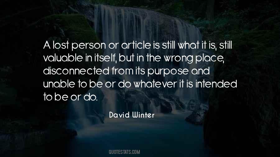 David Winter Quotes #363448 David Winter Quotes #363448