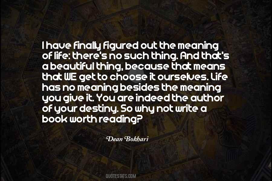 Dean Bokhari Quotes #460637