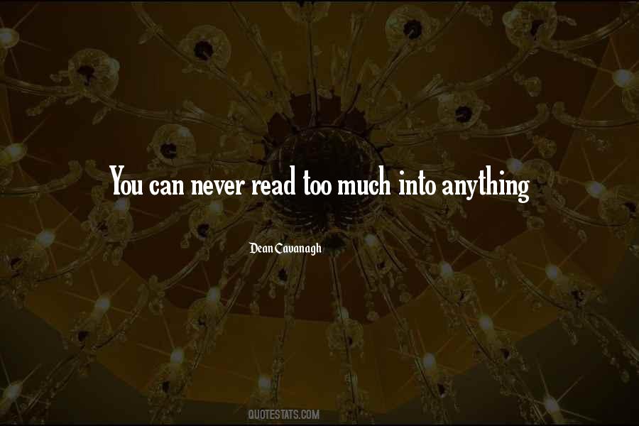 Dean Cavanagh Quotes #360335